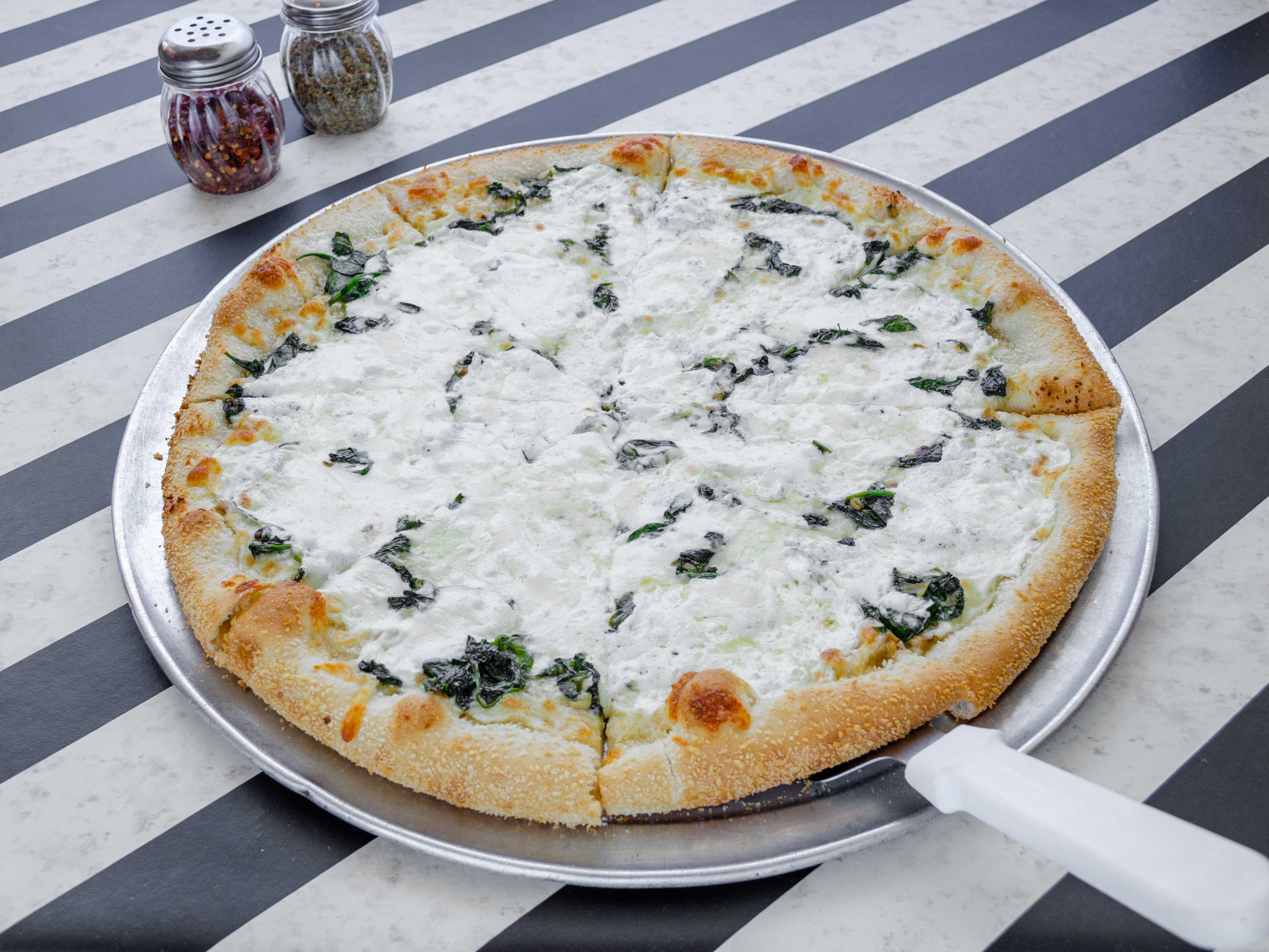 Order White Pizza food online from Chris Pizza store, Clifton on bringmethat.com