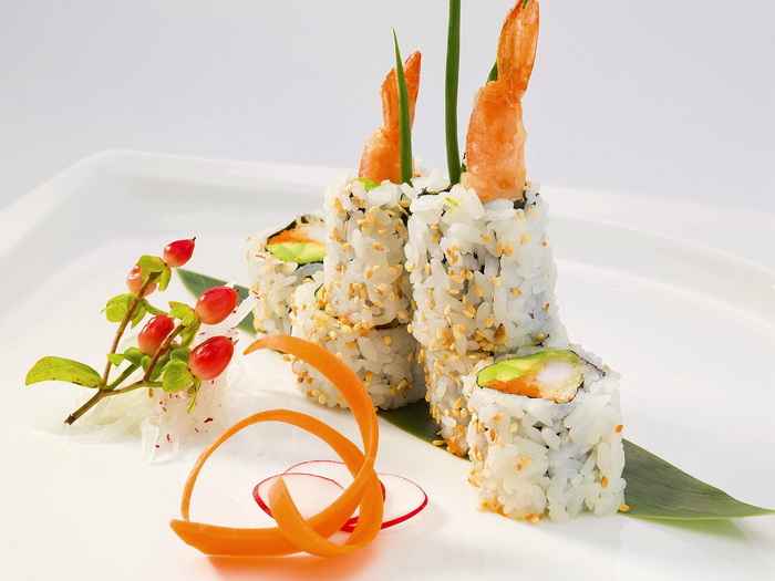 Order Shrimp Tempura Roll food online from Teriyaki Express store, Gaithersburg on bringmethat.com