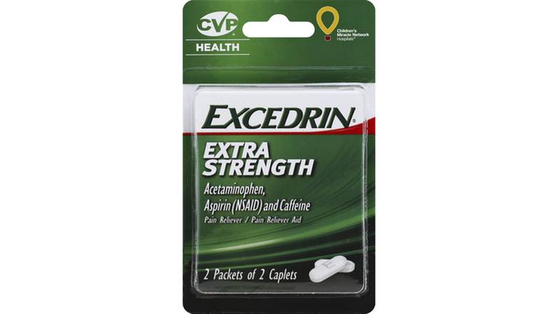 Order Excedrin, Extra Strength - 2 Pack 2 Caplets food online from Route 7 Food Mart store, Norwalk on bringmethat.com