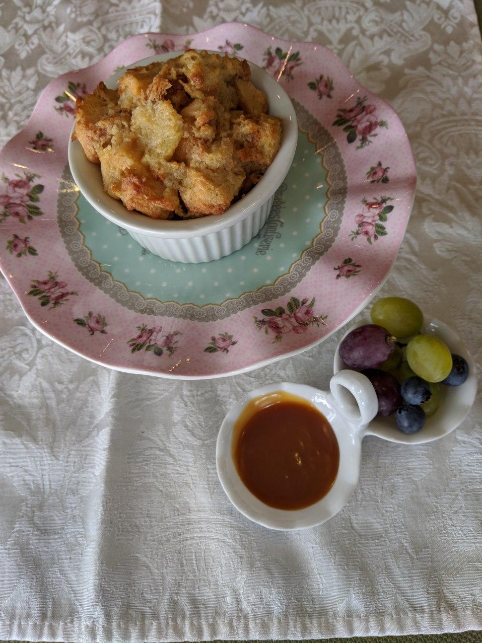 Order Brioche Bread Pudding food online from All Things Tea store, Camarillo on bringmethat.com