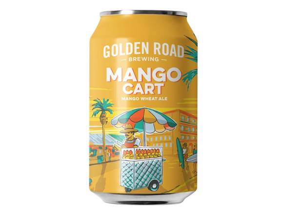 Order Golden Road Brewing Mango Cart - 6x 12oz Cans food online from Southwest Liquor store, Thousand Oaks on bringmethat.com