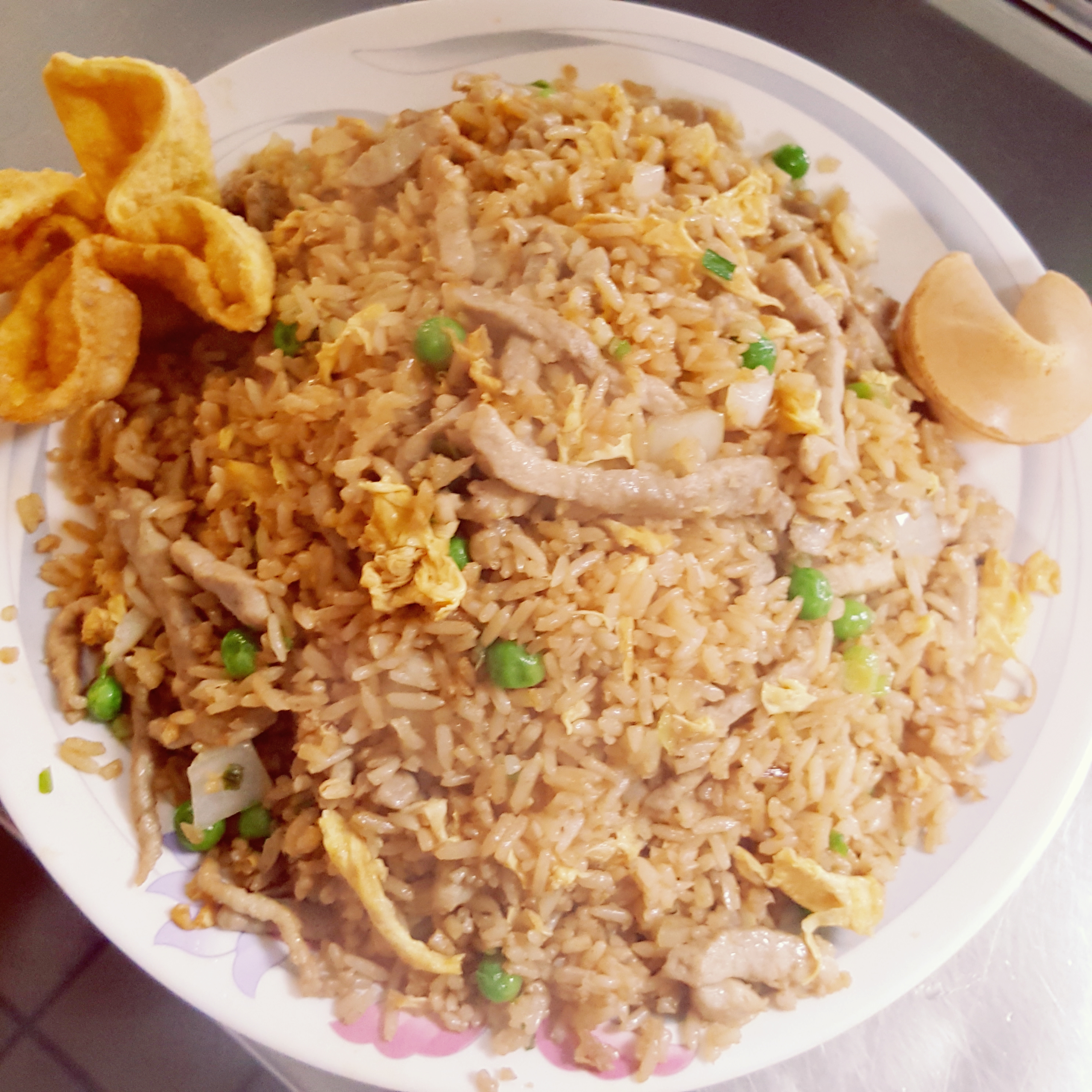 Order 57. Pork Fried Rice food online from China Feast store, Kansas City on bringmethat.com