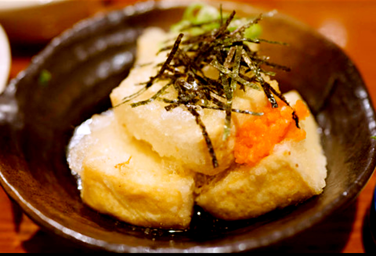 Order Age-Dashi Tofu food online from Sake Roll Sushi Bar store, Glendora on bringmethat.com