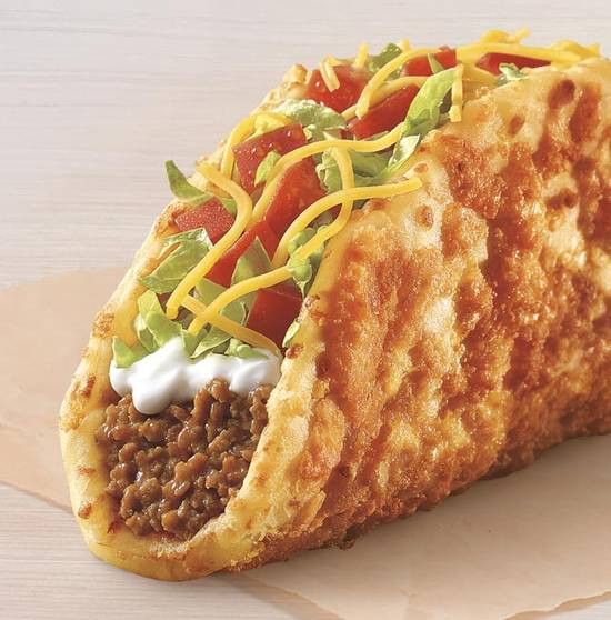 Order Toasted Cheddar Chalupa food online from Taco Bell store, Oglesby on bringmethat.com