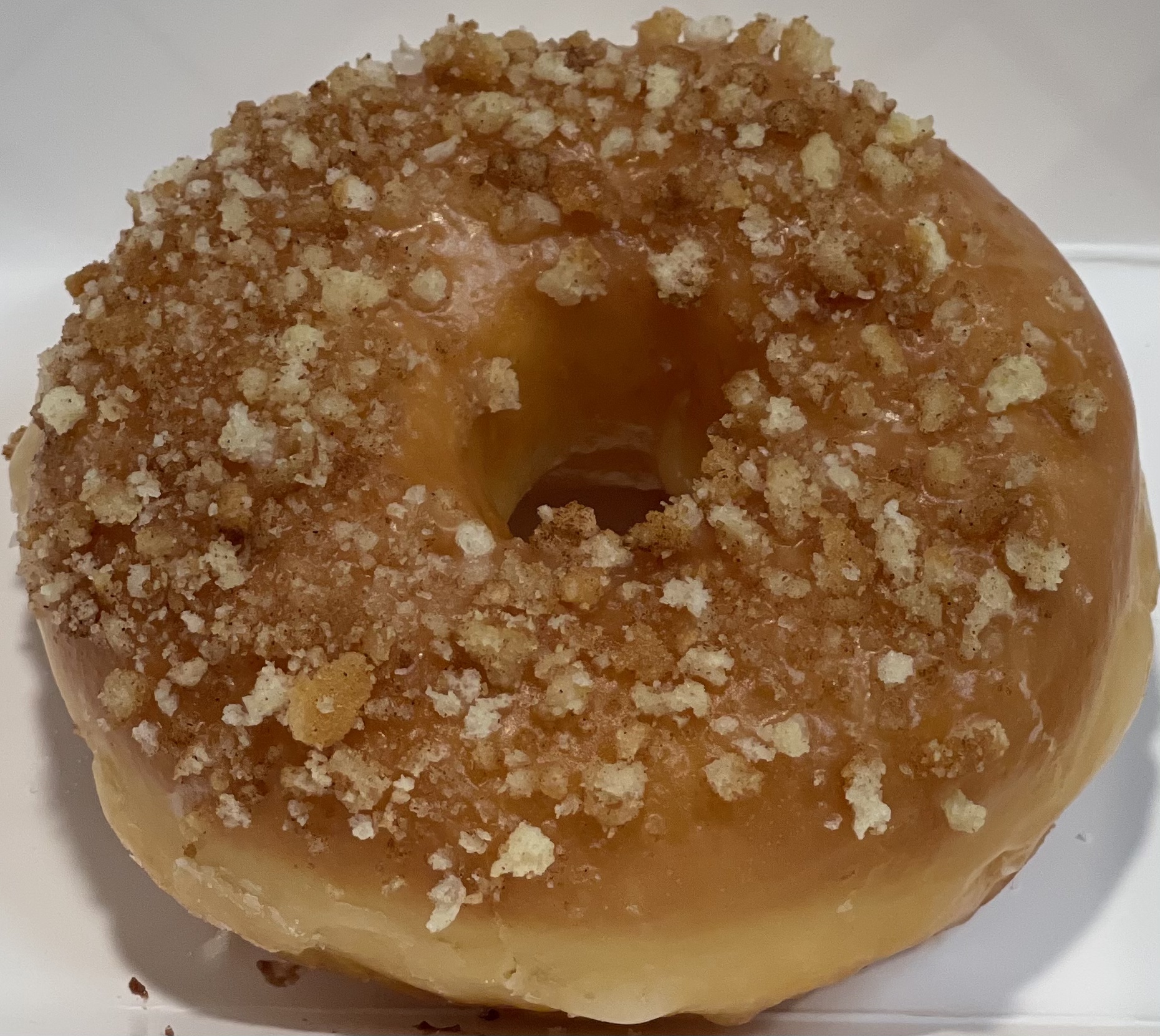 Order Raised Crumble Donut food online from Glaze Donuts store, Ceres on bringmethat.com