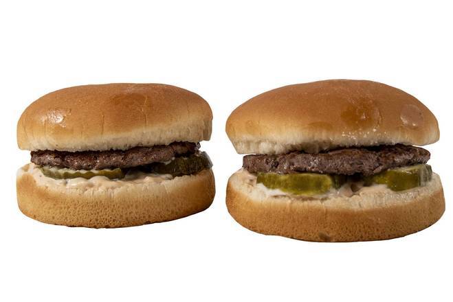 Order Classic Burgers (2 pcs) food online from Frosty King store, Bakersfield on bringmethat.com