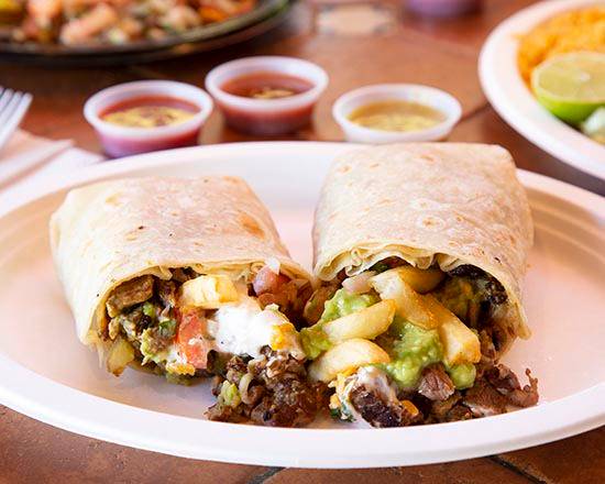 Order California Burrito food online from Colimas Mexican Food store, San Diego on bringmethat.com