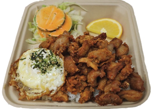 Order Popcorn Chicken and Egg Over Rice food online from Blossom Tea House store, Oxnard on bringmethat.com