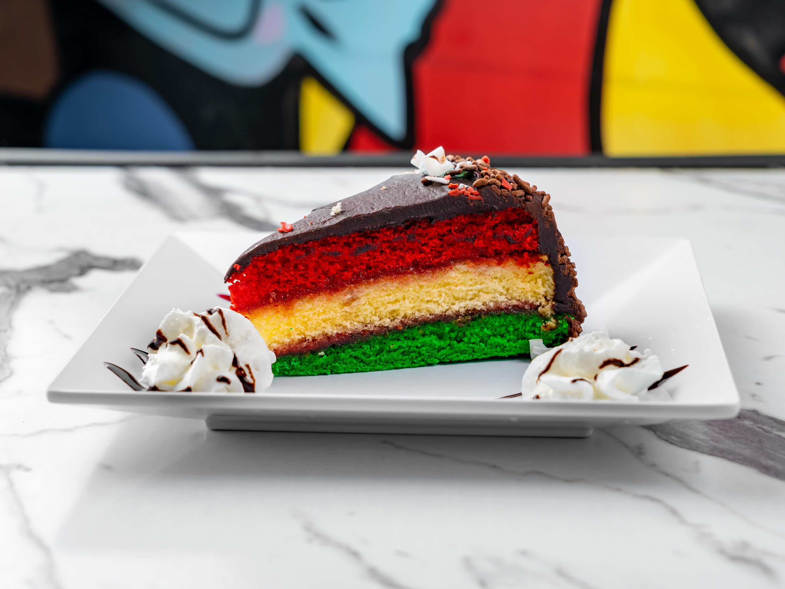 Order Rainbow Cookie Cake food online from Sweet Spot Cafe store, Seaford on bringmethat.com