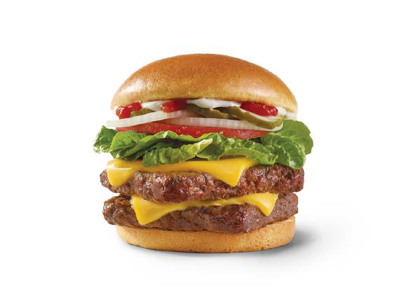 Order Dave's Double® food online from Wendy store, HIGHLAND on bringmethat.com