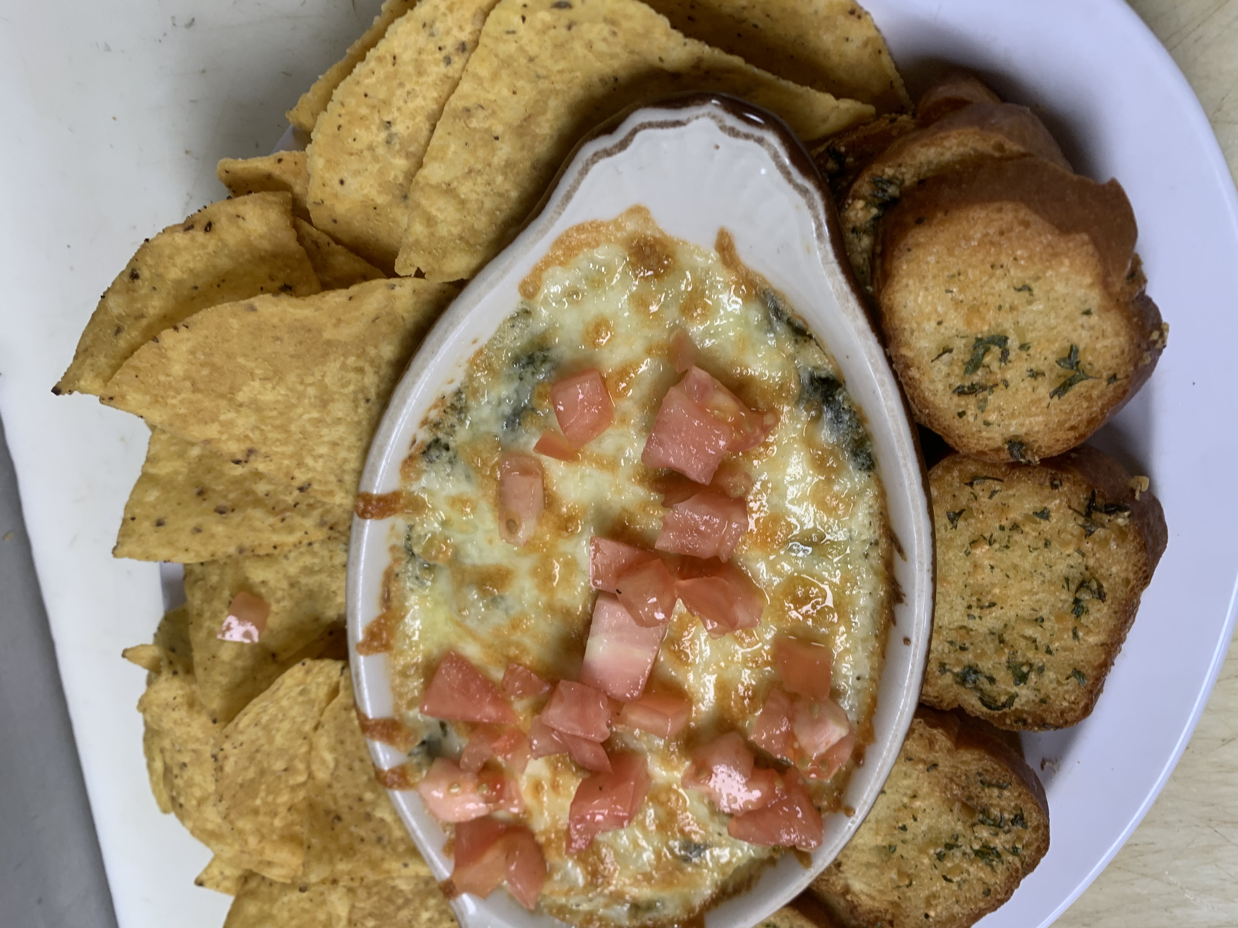 Order Spinach and Artichoke Dip food online from Tailgators store, Coralville on bringmethat.com