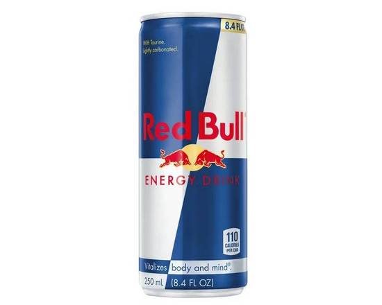 Order RED BULL 8.4oz food online from BAGELS YOUR WAY store, Medford on bringmethat.com