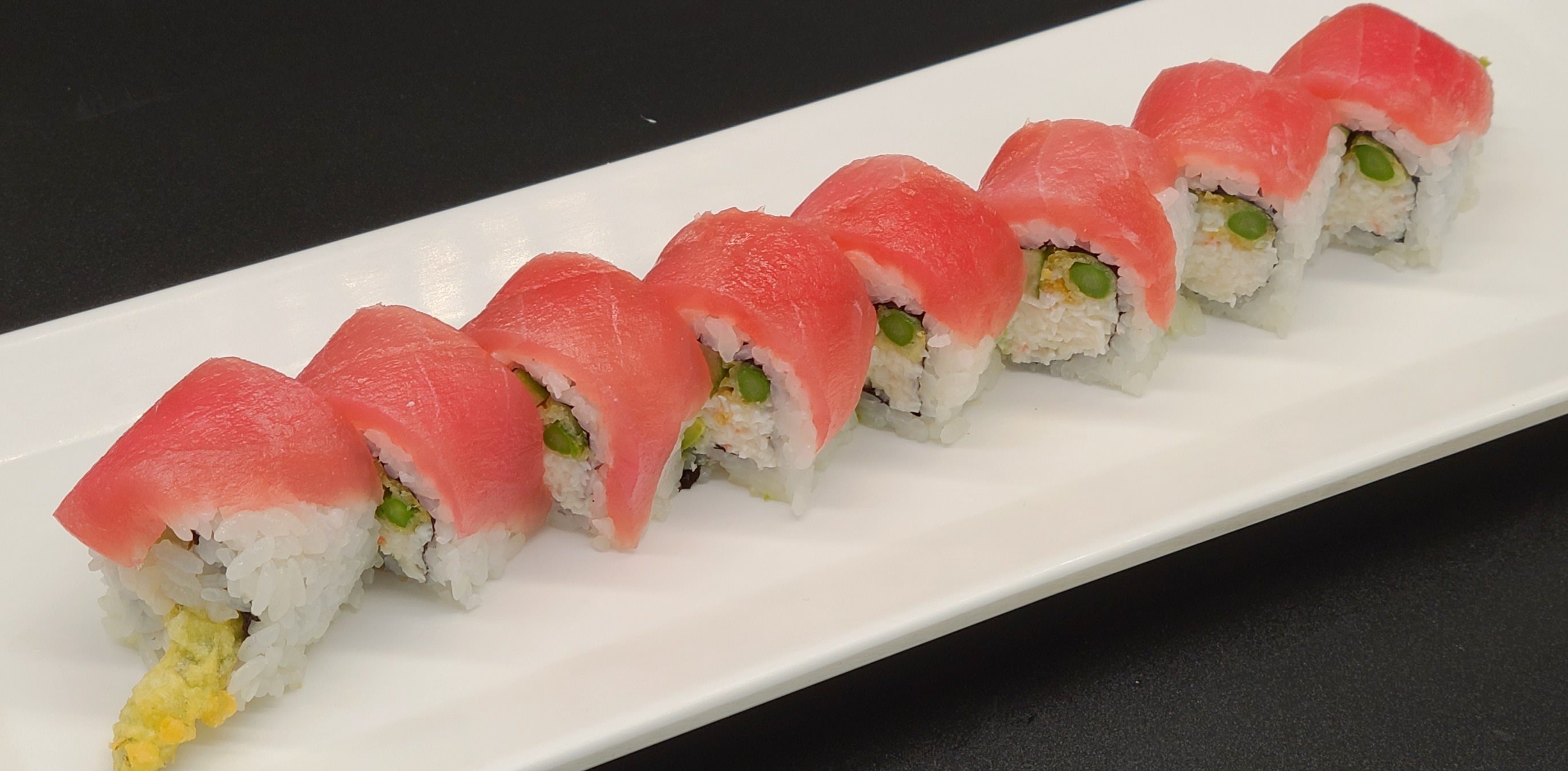 Order F3. Aloha Roll(8pcs) food online from Hello Sushi store, Fullerton on bringmethat.com