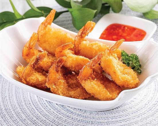 Order W4 - Butterfly Shrimps 酥炸鳳尾蝦 food online from Sweethoney Dessert store, Alhambra on bringmethat.com