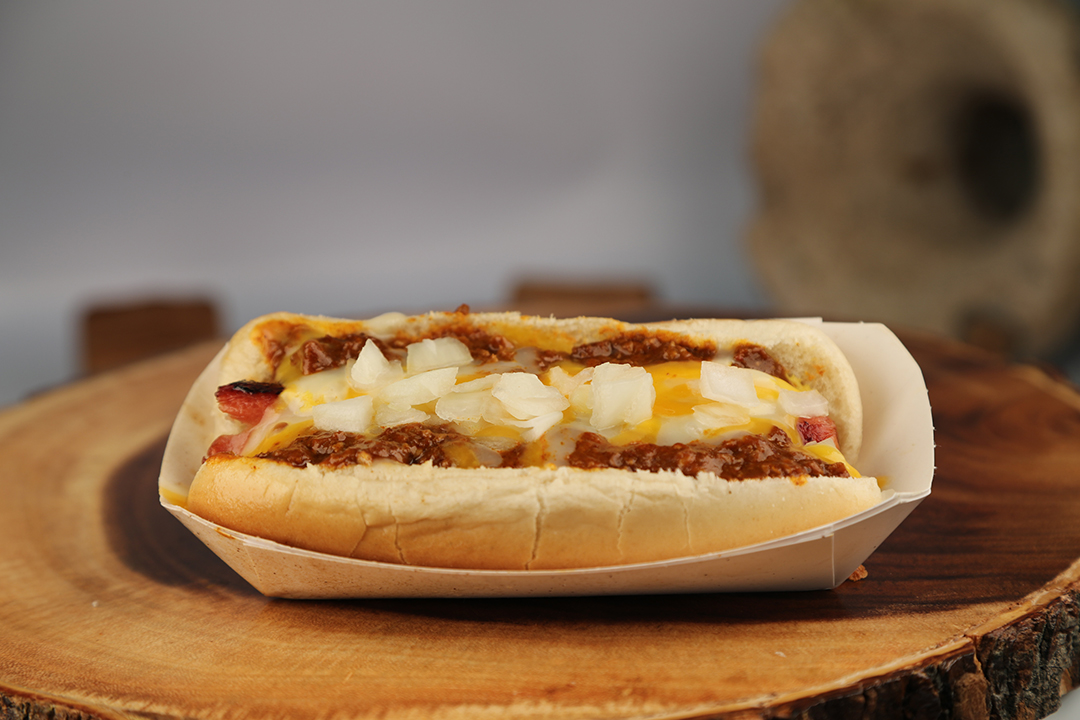 Order Chili Dog with Cheddar Cheese food online from A-Burger store, Oxnard on bringmethat.com