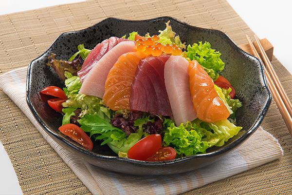 Order Sashimi Salad food online from Aika Sushi store, New York on bringmethat.com
