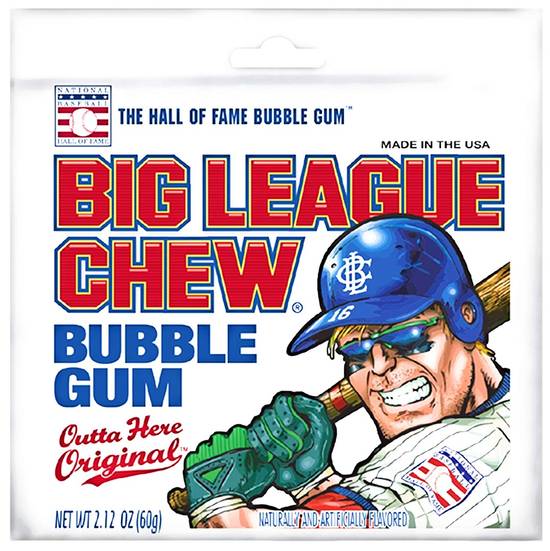 Order Big League Chew Bubble Gum food online from Exxon Food Mart store, Port Huron on bringmethat.com