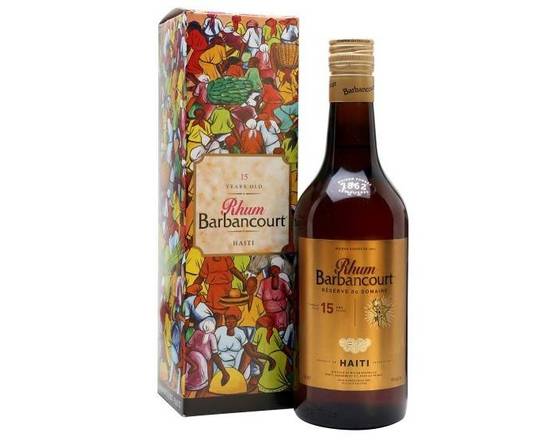 Order Rum Barbancourt, 15 Years Old Estate Reserve Rum · 750 mL food online from House Of Wine store, New Rochelle on bringmethat.com