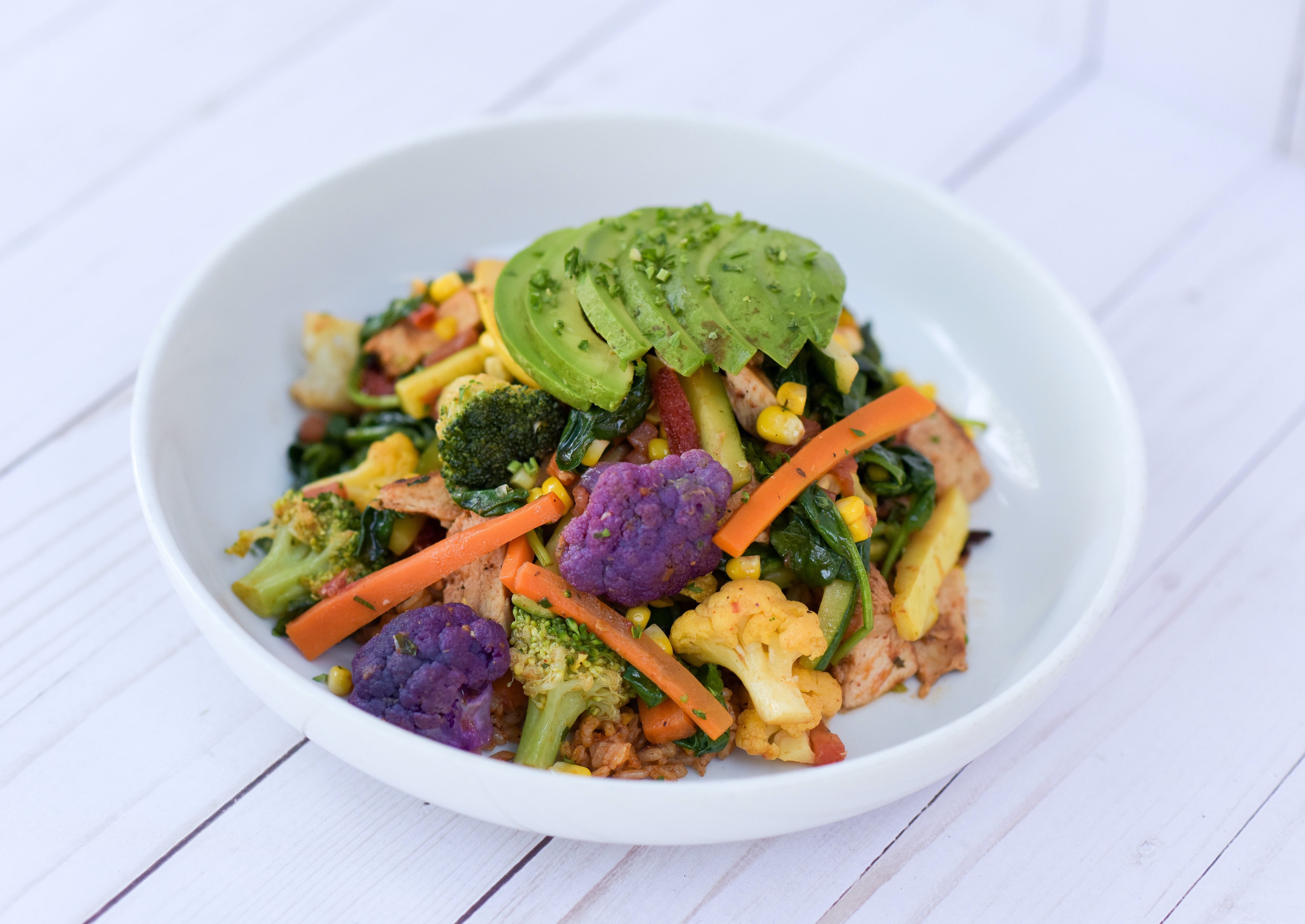 Order Organic Veggie Bowl food online from Cafe Vida store, Pacific Palisades on bringmethat.com