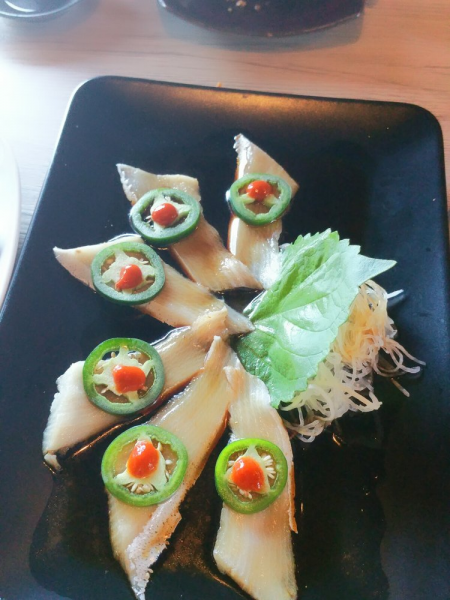 Order Yellowtail Carpaccio Roll food online from Seksun Sushi store, Chandler on bringmethat.com