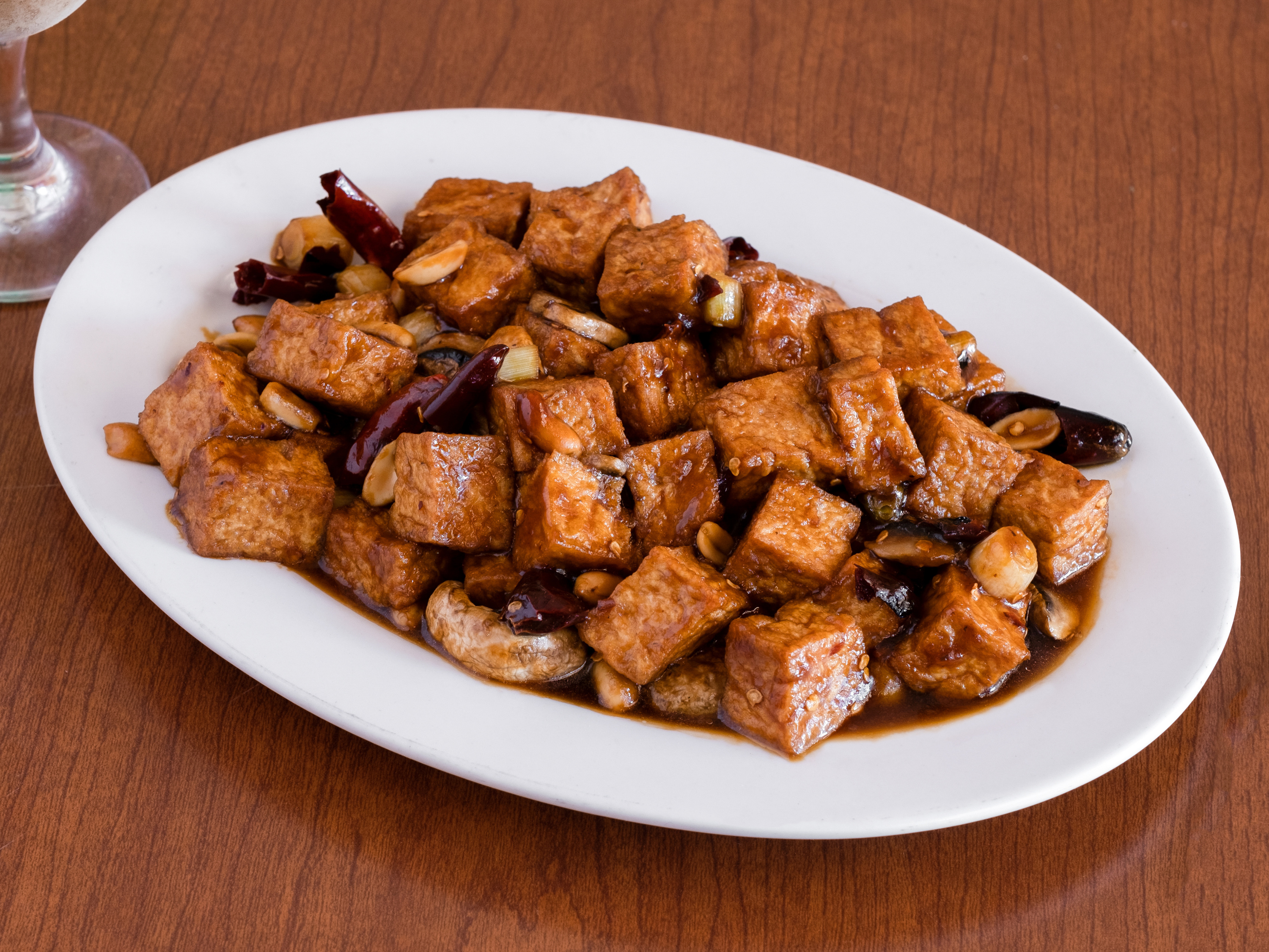 Order Kung Pao Tofu food online from Lakeview Garden Restaurant store, Westlake Village on bringmethat.com