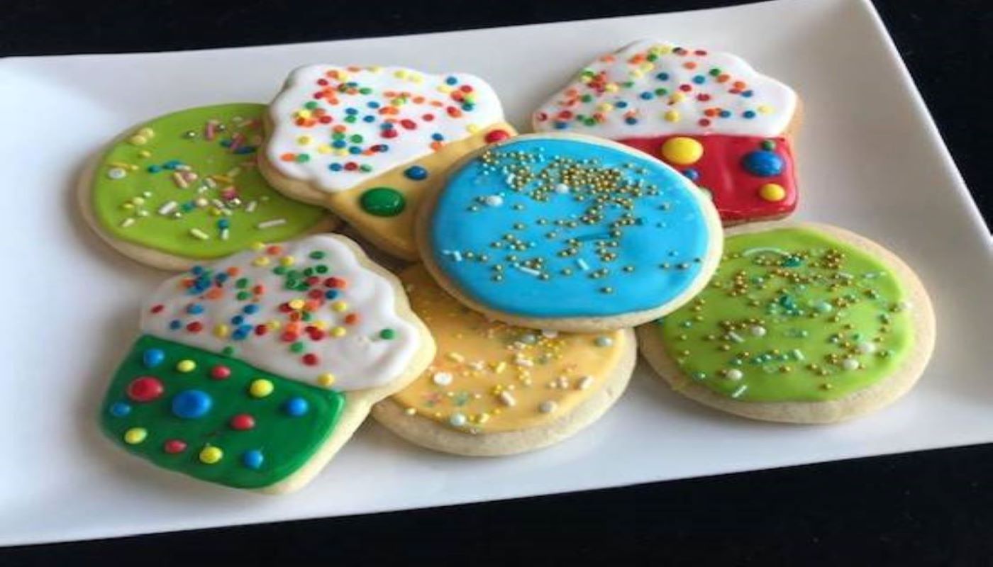 Order Decorated Iced Cake Cookie food online from The Sweet Spot Bakery store, Fort Worth on bringmethat.com
