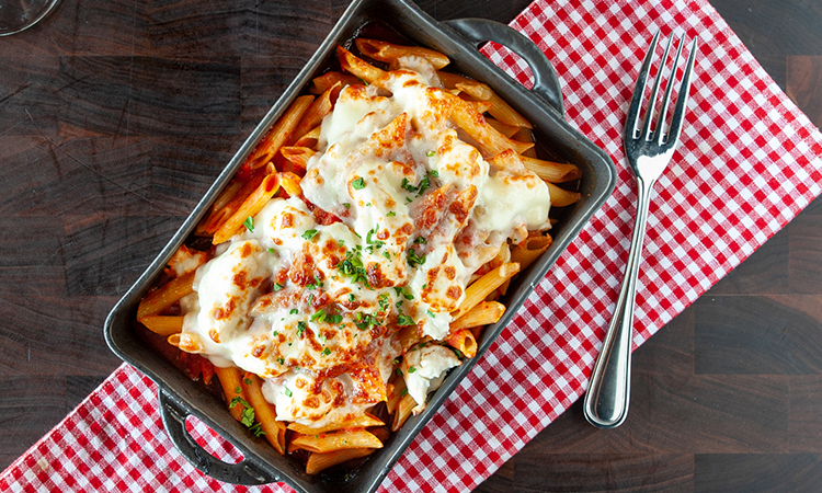 Order Baked Ziti food online from Russo's New York Pizzeria - Broadway store, Pearland on bringmethat.com