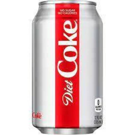 Order Diet Coke 12 oz Can food online from IV Deli Mart store, Goleta on bringmethat.com