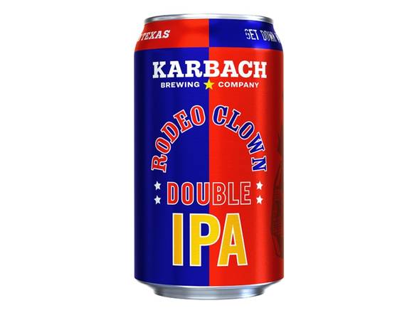 Order Karbach Brewing Co. Rodeo Clown Double IPA - 6x 12oz Cans food online from Liquor Cabinet store, Houston on bringmethat.com