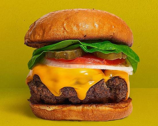 Order Cheesin' Cheese Burger food online from Heavy Burger store, Garfield Heights on bringmethat.com