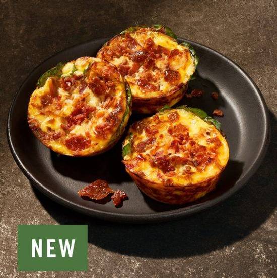 Order Spinach & Bacon Frittatas - Triple food online from Panera store, Bloomingdale on bringmethat.com