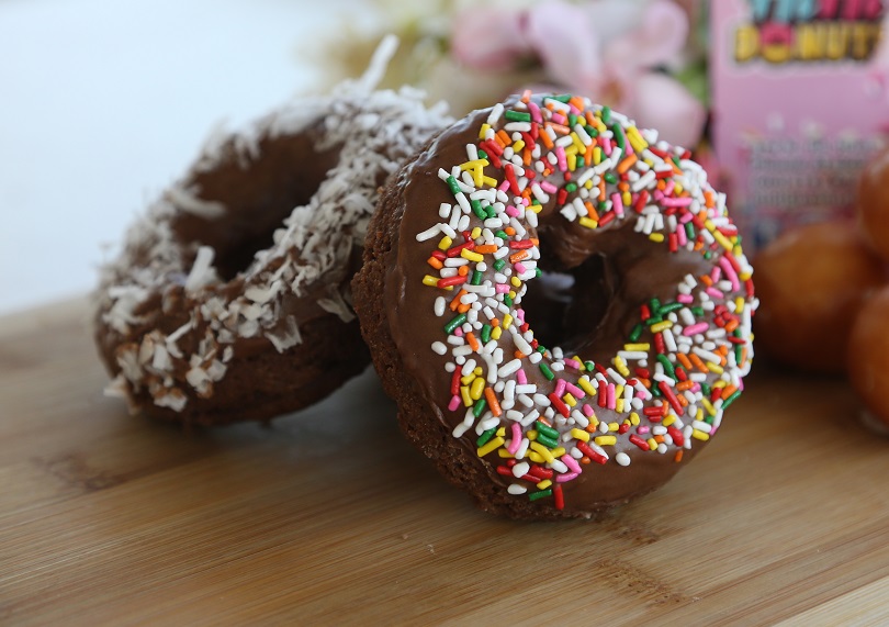 Order Double Chocolate Cake  food online from Hihi Donuts store, Phoenix on bringmethat.com