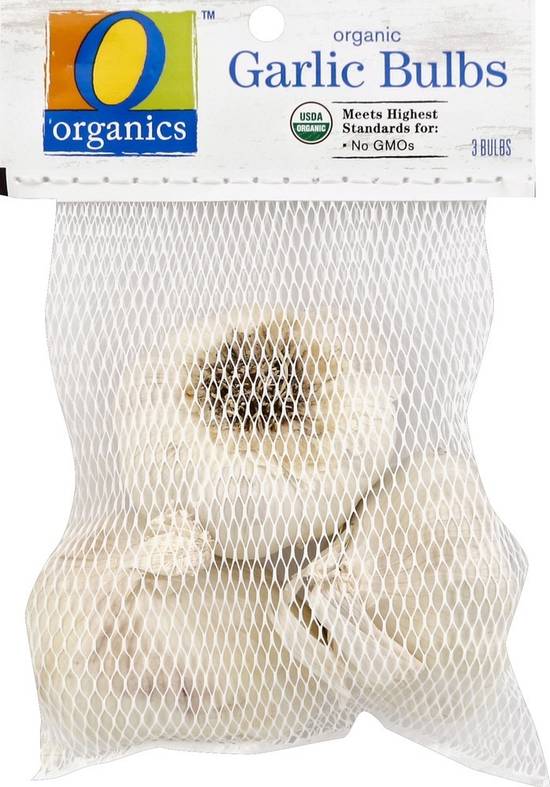 Order O Organics · Fresh Garlic Bulbs (3 bulbs) food online from Albertsons store, Eugene on bringmethat.com