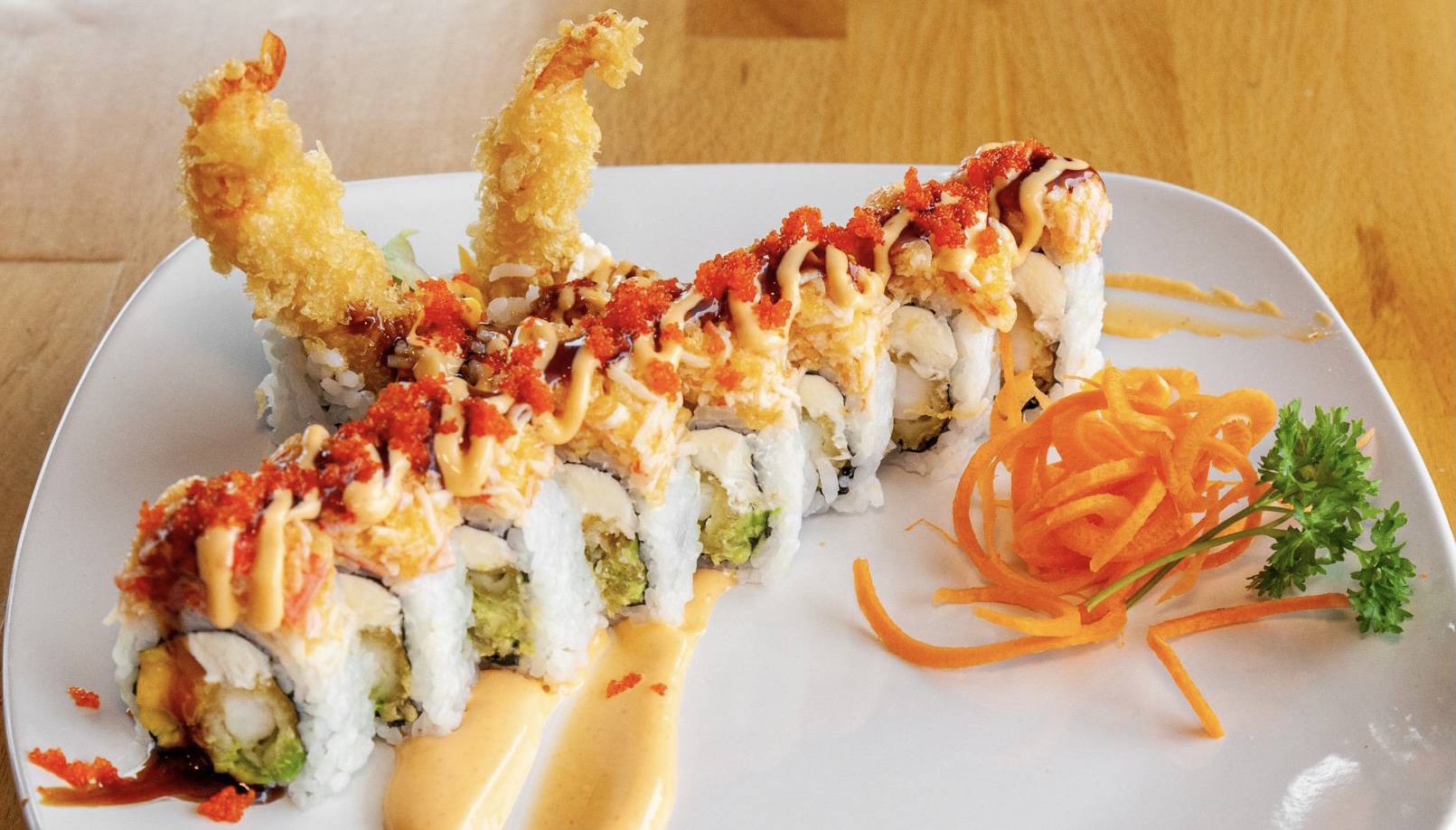 Order Angry Dragon Roll food online from Oishi Express Japanese Grill store, Florence on bringmethat.com