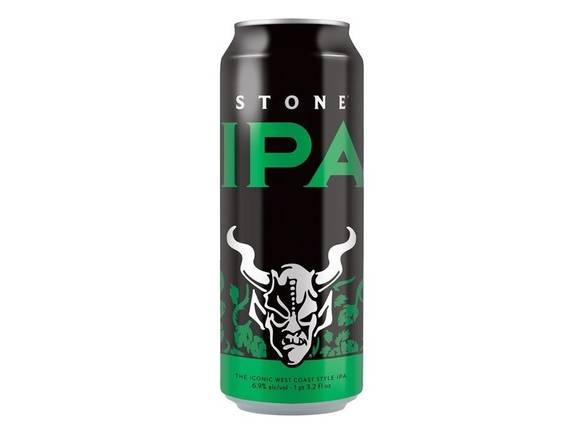 Order Stone IPA - 19.2oz Can food online from Prince Liquor store, Torrance on bringmethat.com