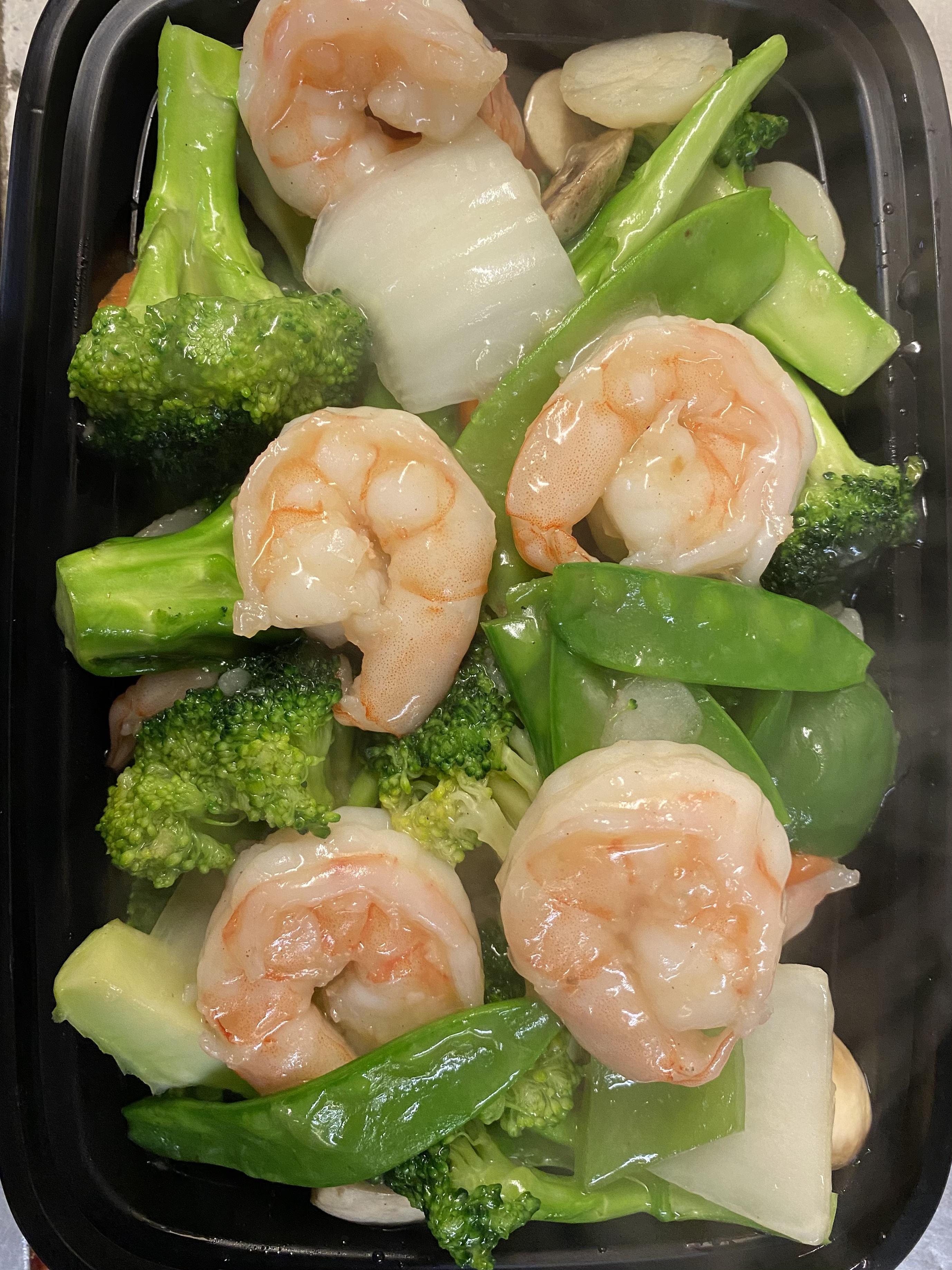 Order 56. Shrimp with Mixed Vegetables food online from Happy Garden Chinese Restaurant store, Revere on bringmethat.com