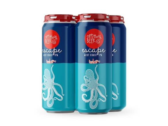 Order Offshoot Beer Co. Escape [it's your everyday West Coast IPA] - 4x 16oz Cans food online from Wine Expo store, Santa Monica on bringmethat.com