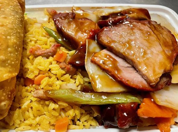 Order Roast Pork with Chinese Vegetable Combo food online from Sui Min House store, Paterson on bringmethat.com