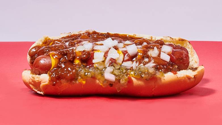 Order Double Chili Cheese Dog food online from Smokehouse store, Berkeley on bringmethat.com