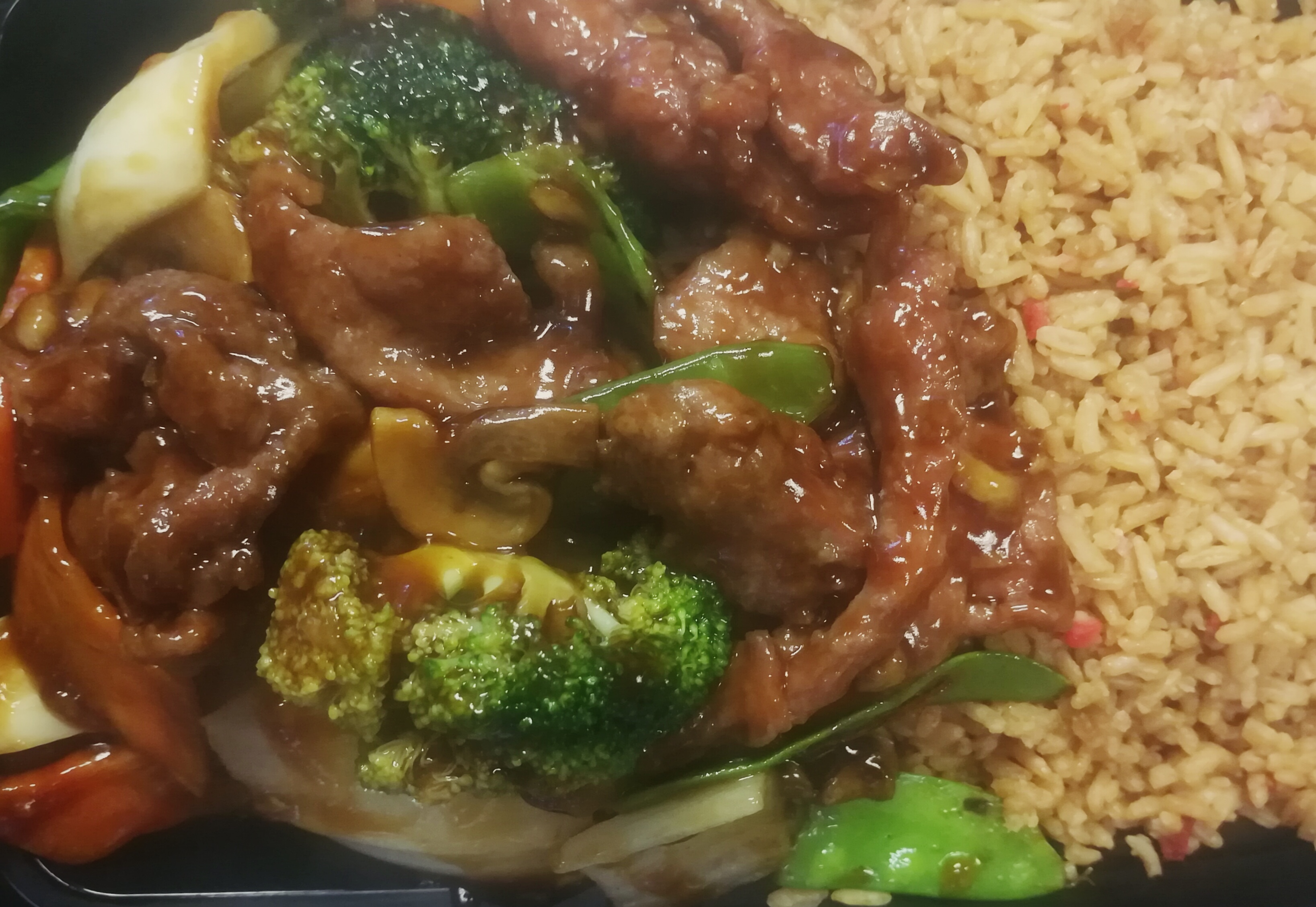 Order C22. Beef with Mixed Vegetable Combo food online from Canton Wok store, Pawtucket on bringmethat.com