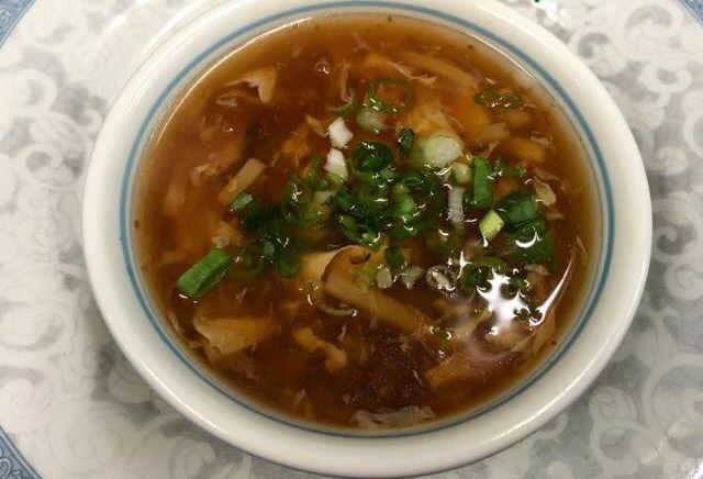 Order Hot and Sour Soup food online from Hong Kong Restaurant store, Mount Vernon on bringmethat.com