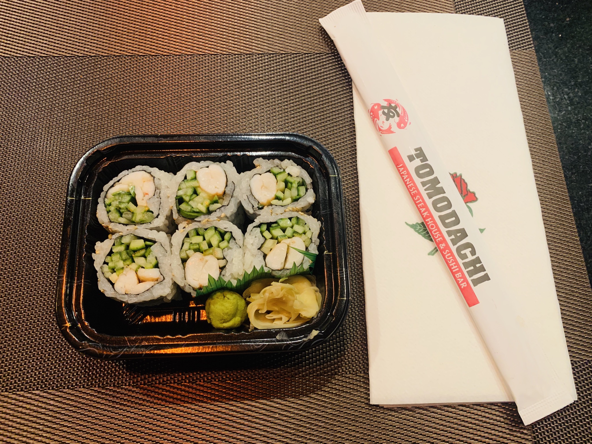 Order 11. Shrimp with Cucumber Roll food online from Tomodachi Japanese Steakhouse & Sushi Bar store, Royersford on bringmethat.com