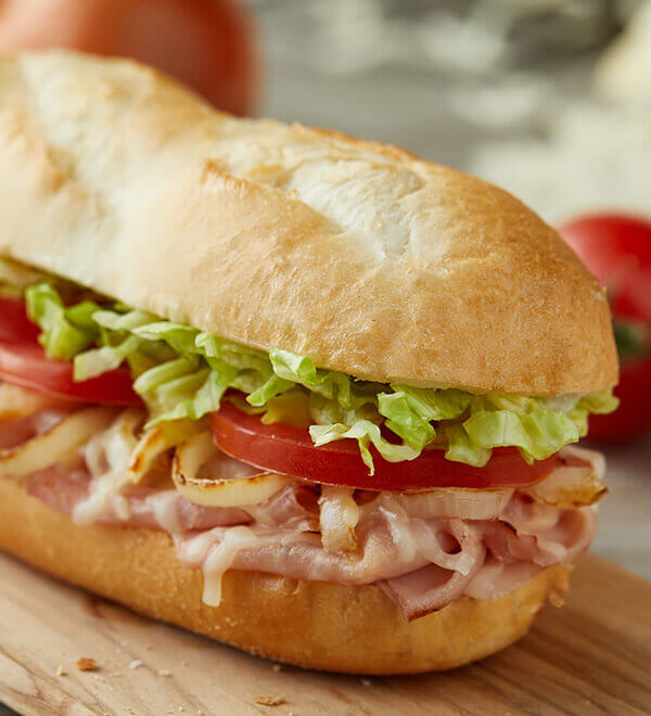 Order Ham and Smoked Provolone Sub food online from Donatos Pizza store, Delaware on bringmethat.com