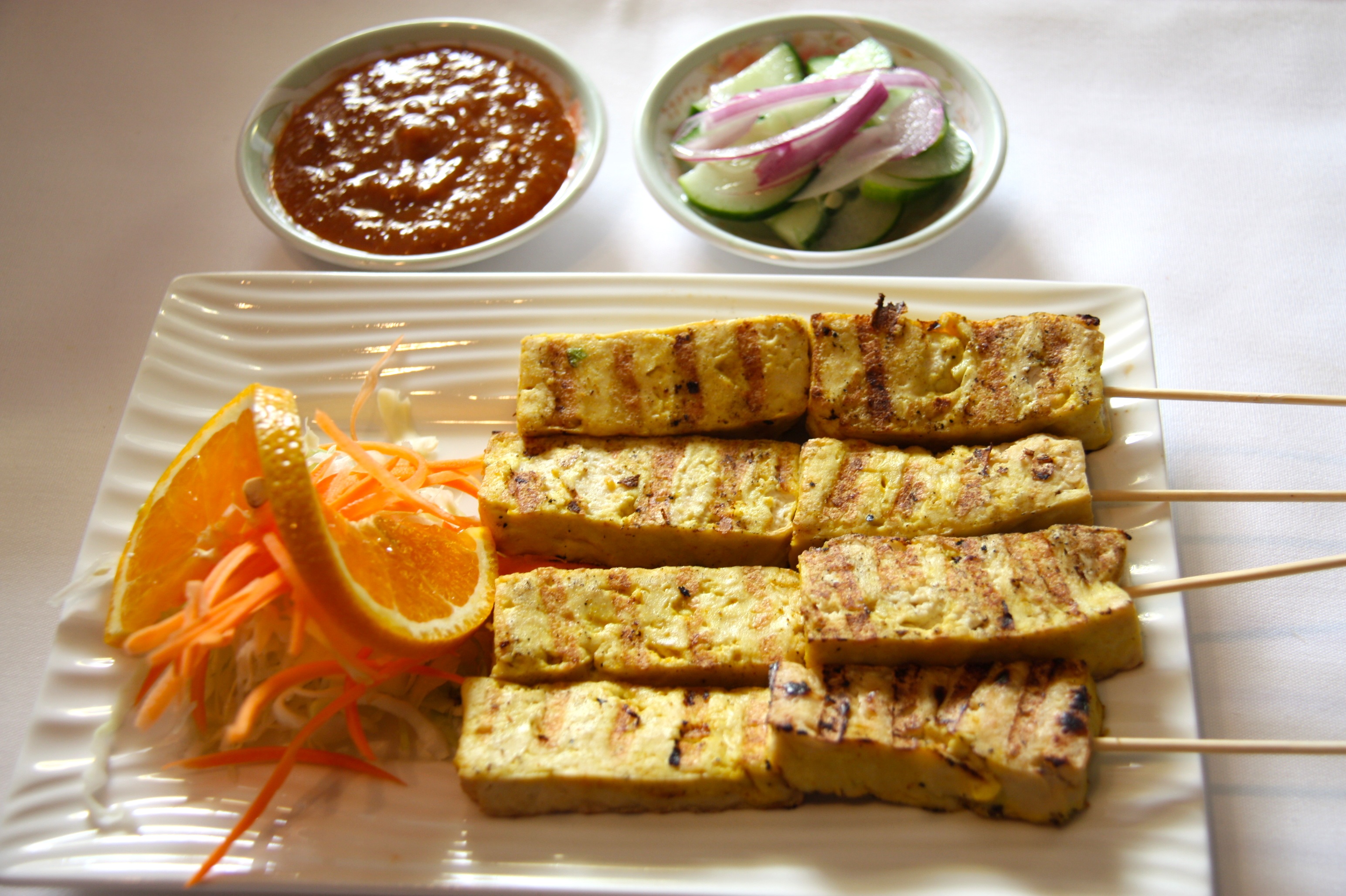 Order Tofu Satay food online from Ploy Ii-Thai Cuisine store, San Francisco on bringmethat.com