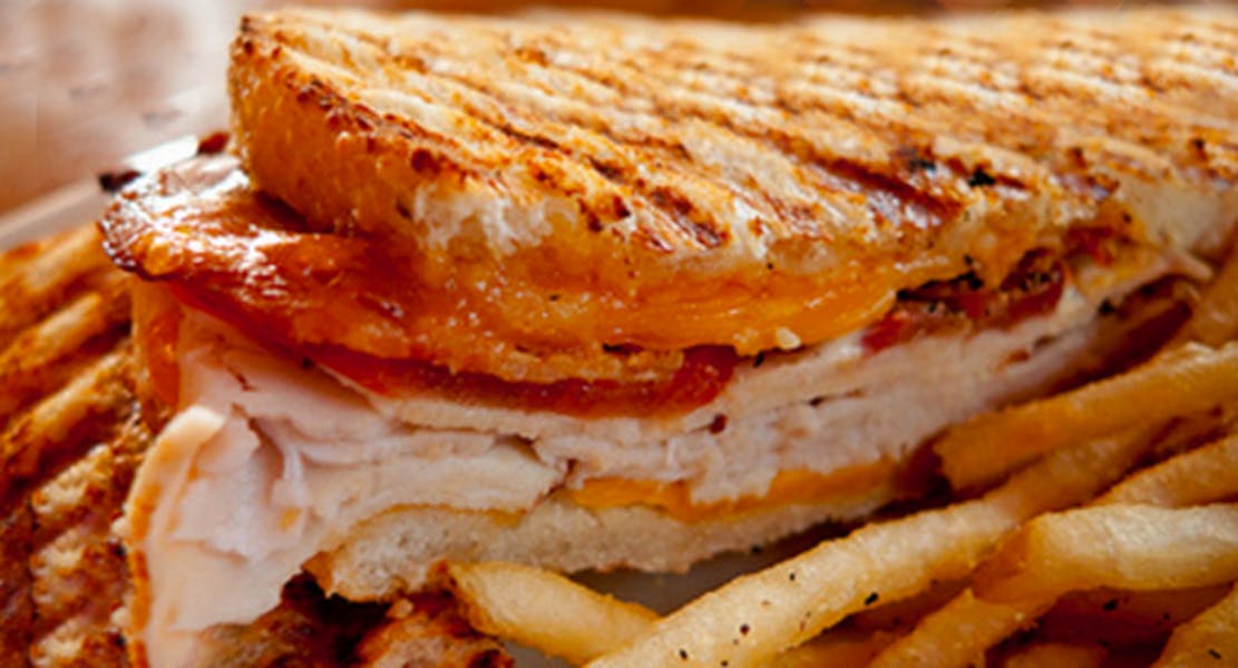 Order Turkey Bacon & Cheddar Panini - Panini food online from Brother Bruno Pizza store, Washingtonville on bringmethat.com