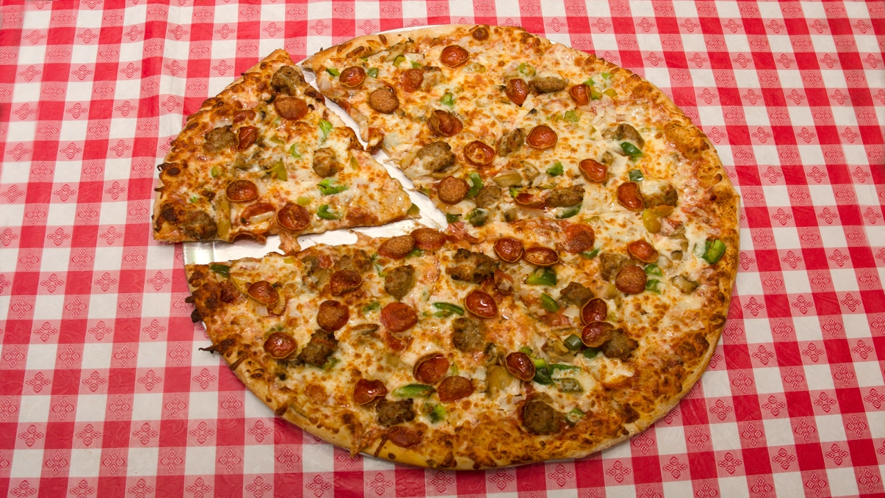 Order Sm 10" Supreme food online from Pizza Spot store, Plymouth on bringmethat.com