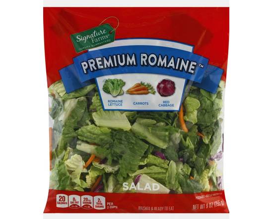 Order Signature Farms · Premium Romaine Salad (9 oz) food online from Albertsons Express store, Fort Worth on bringmethat.com