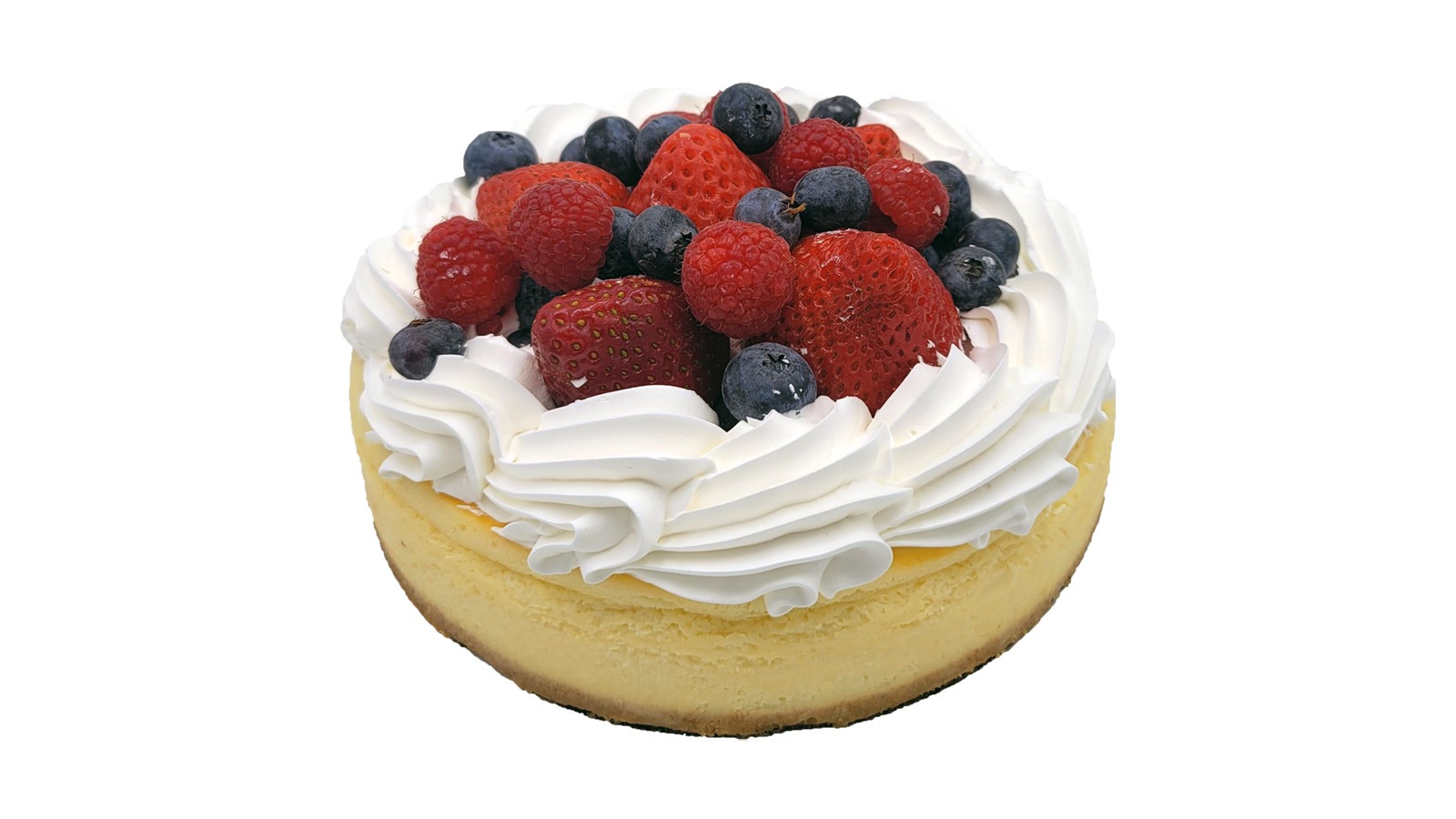 Order Fresh Triple Berry New York Cheesecake, 7 inch food online from Save Mart Supermarket store, Lodi on bringmethat.com