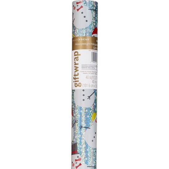 Order Design Focus Holographic Wrapping Paper, 40 in. x 12 ft, Assorted Designs food online from CVS store, GREAT FALLS on bringmethat.com
