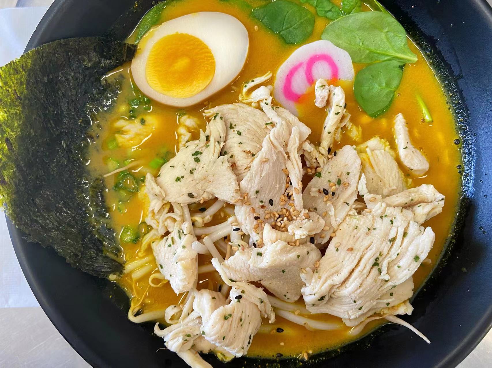 Order 6. Curry Ramen food online from Wanna Poke & Ramen store, Aurora on bringmethat.com
